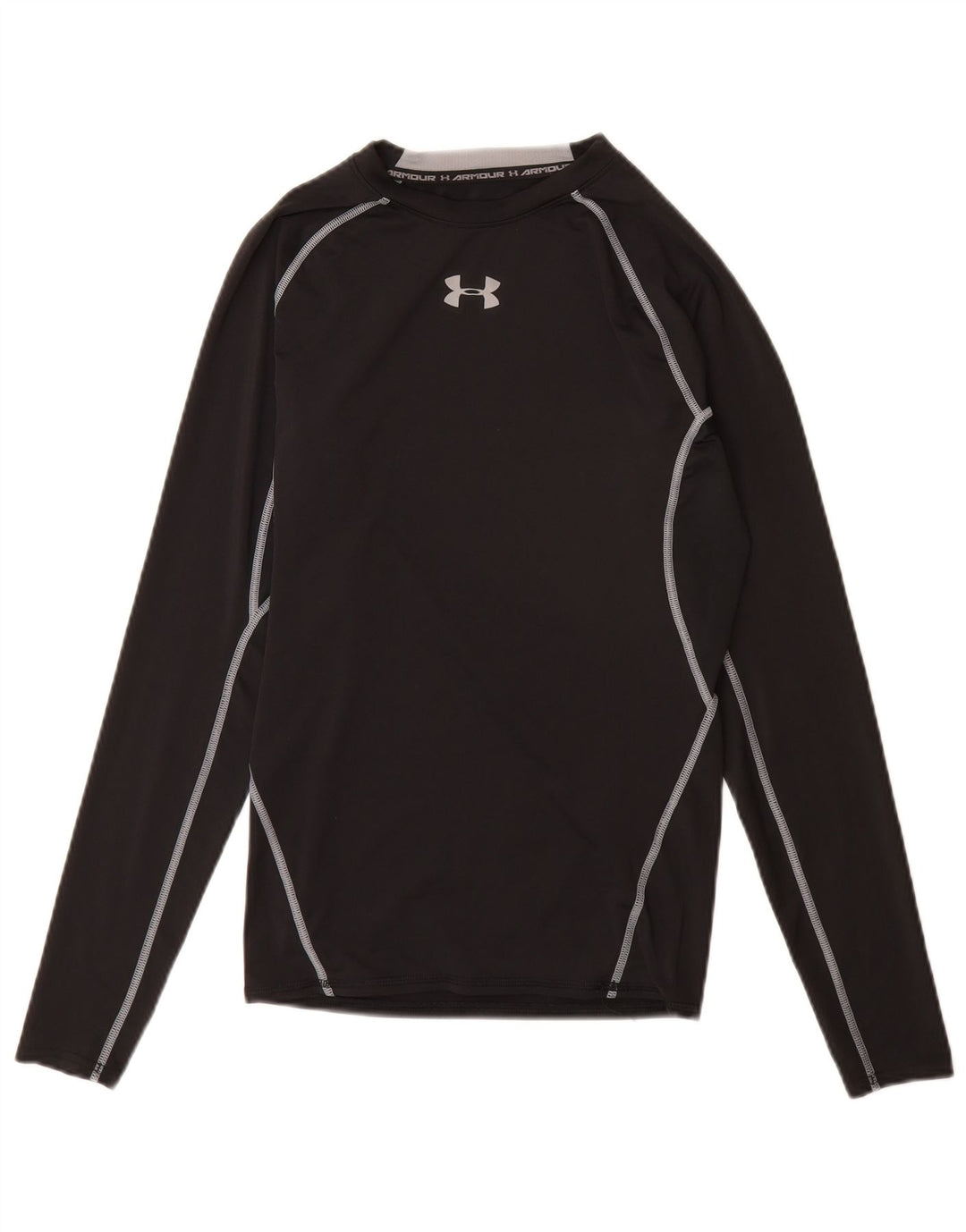 Maglia a compressione da uomo Under Armour manica lunga media nera