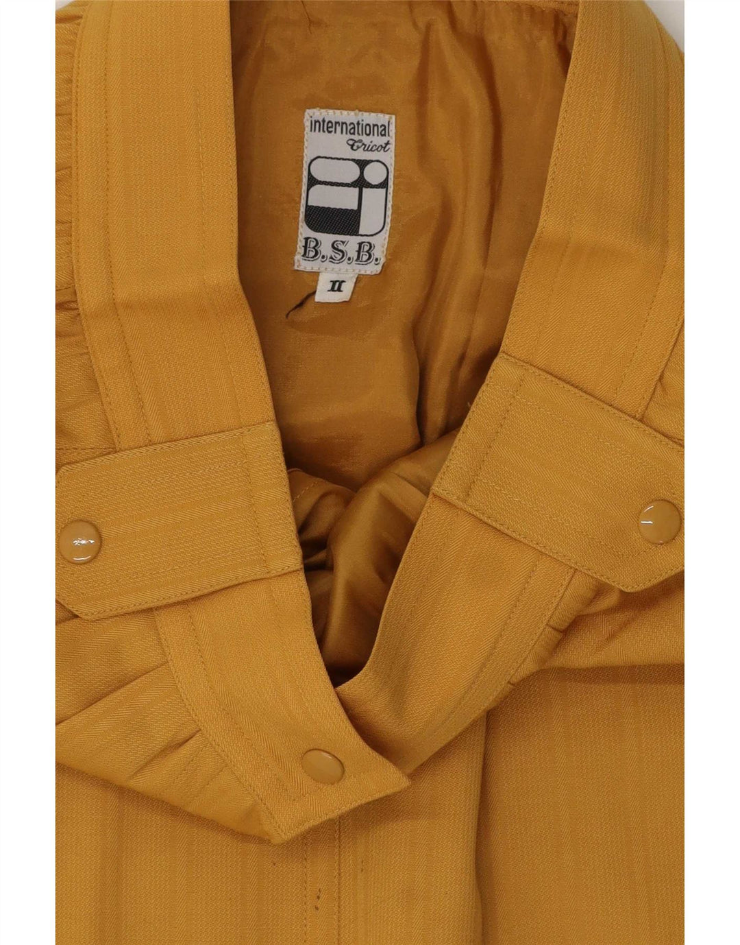 Gonna a trapezio vintage da donna piccola W26 gialla