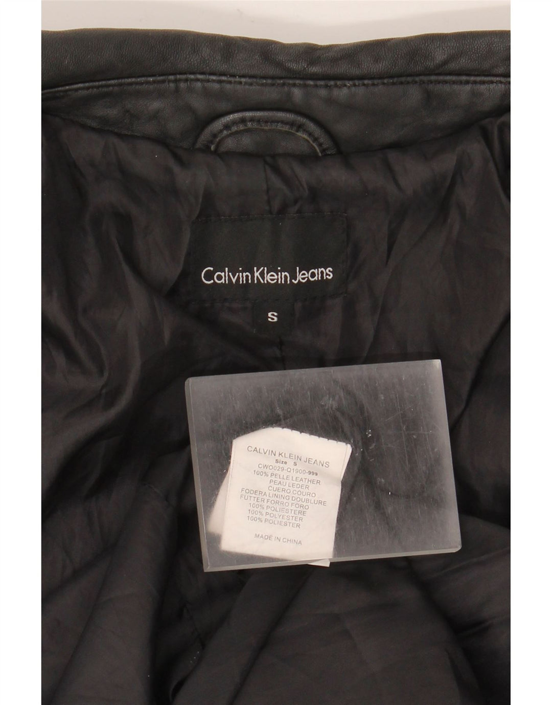 Giacca blazer a 1 bottone da donna Calvin Klein Jeans UK 10 piccola nera