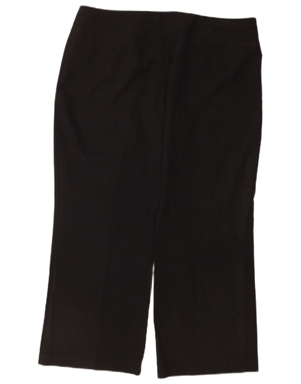 Pantaloni casual larghi da donna Marks & Spencer UK 18 XL W38 L28 neri