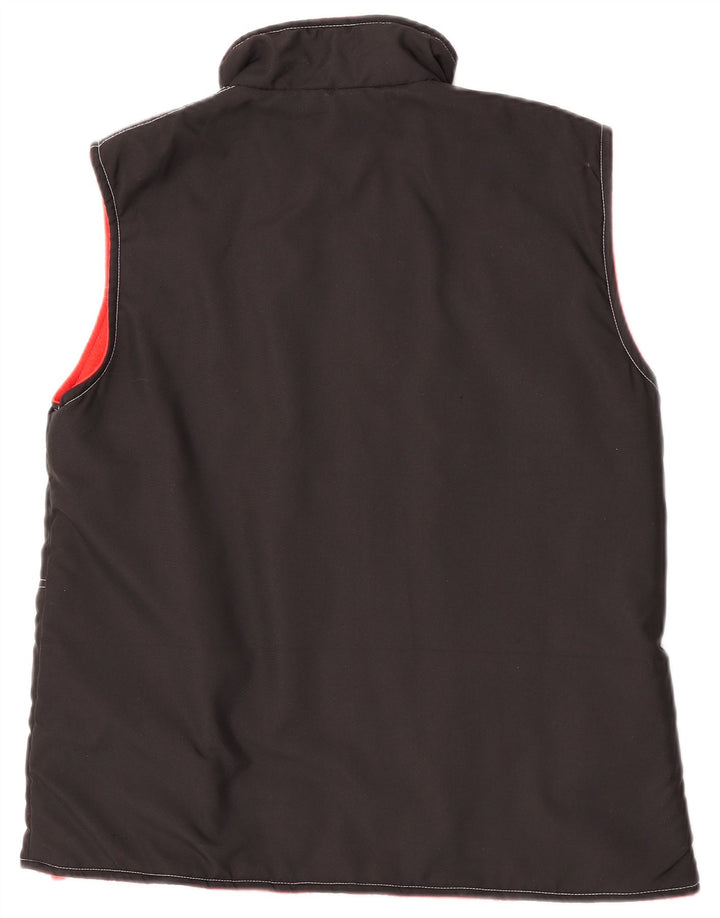 Lotto Gilet Reversibile Uomo UK 36 Small Nero Poliestere
