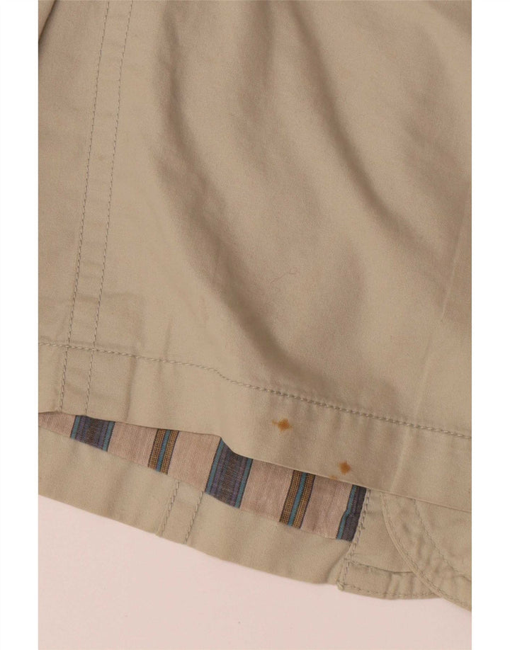 Giacca utilitaria vintage da uomo UK 40 grande cotone beige