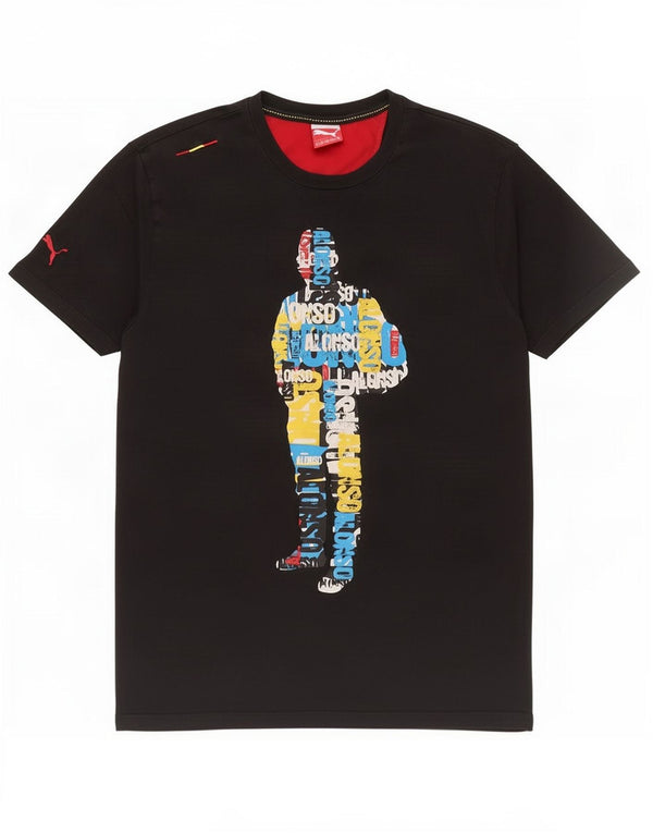 T-shirt grafica da uomo Puma Top 2XL cotone nero