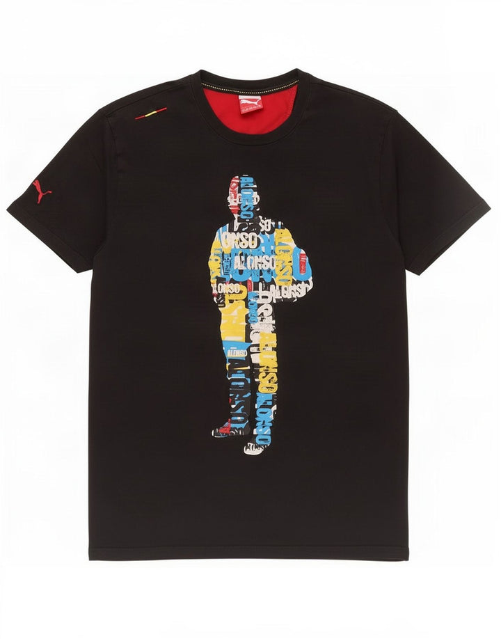 T-shirt grafica da uomo Puma Top 2XL cotone nero