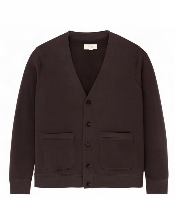Giacca da ginnastica da uomo Marks & Spencer grande in cotone blu navy