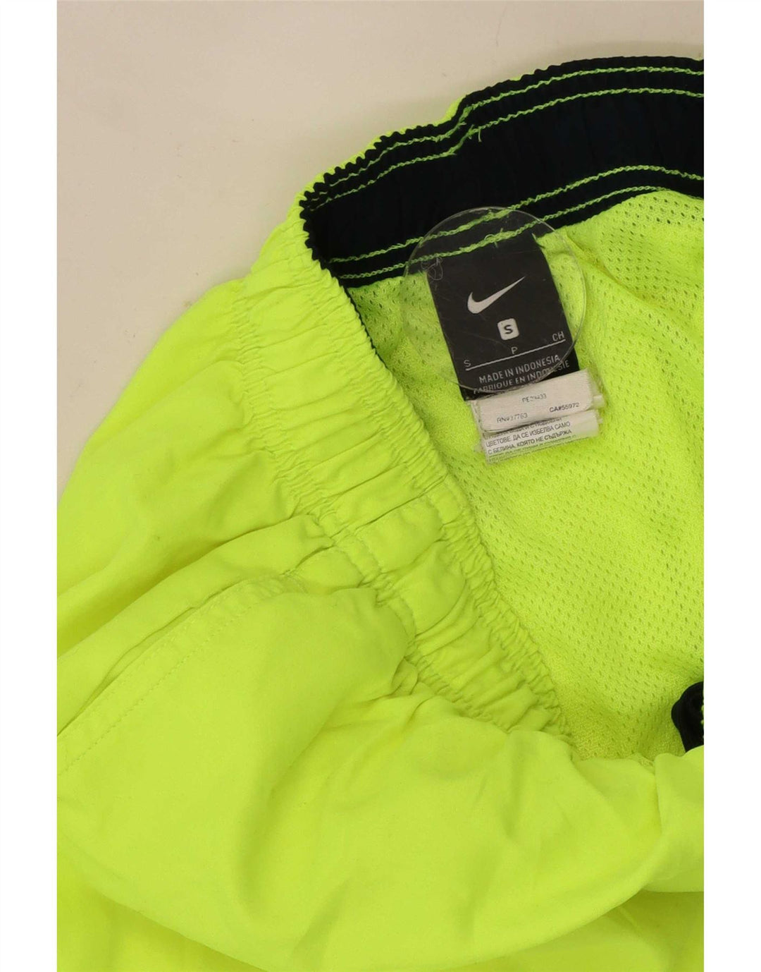 Pantaloncini sportivi Nike da uomo piccoli in poliestere verde