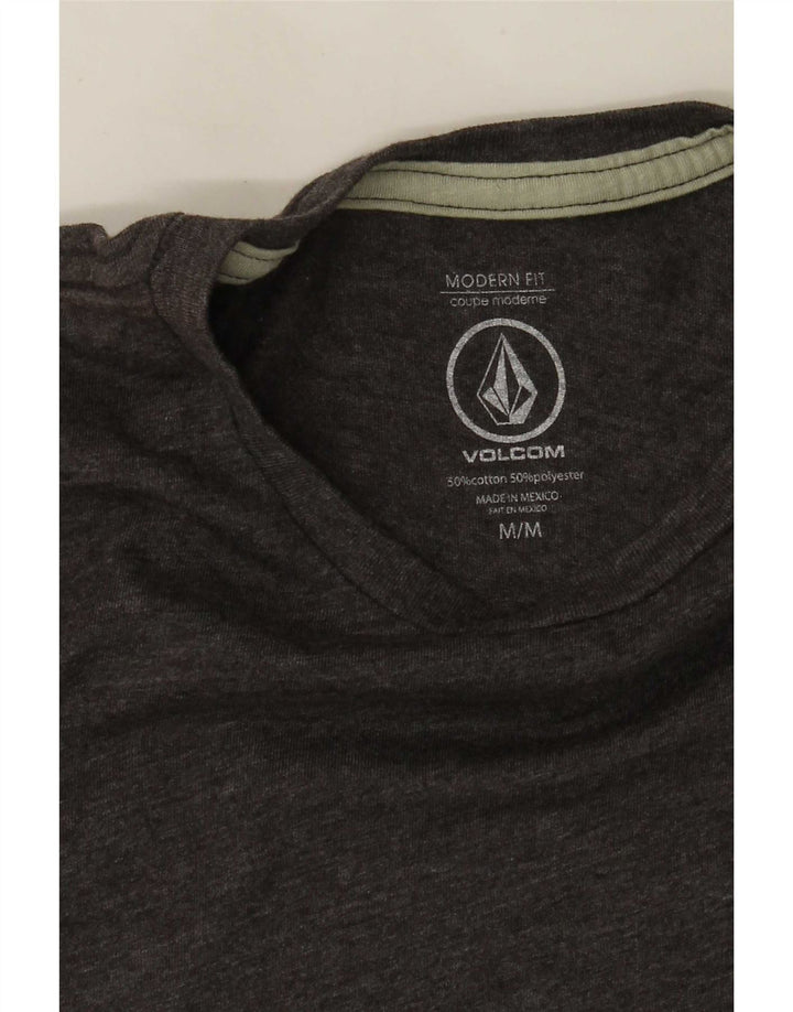 T-shirt grafica da uomo Volcom Modern Fit Top in cotone grigio medio