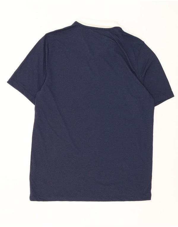 Polo da rugby da uomo Nike, media, in poliestere blu navy