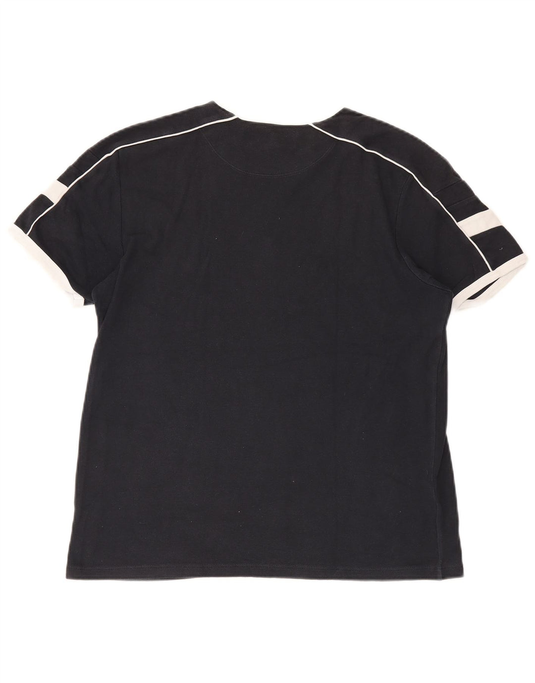 T-shirt da uomo French Connection Top in cotone color block medio nero