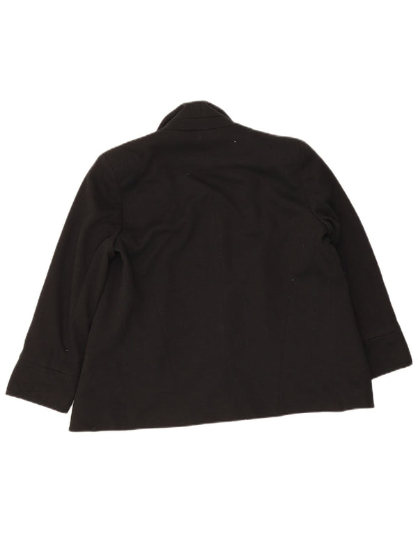 Giacca blazer aperta da donna Topshop UK 10 piccola poliestere nero