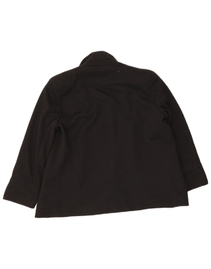 Giacca blazer aperta da donna Topshop UK 10 piccola poliestere nero
