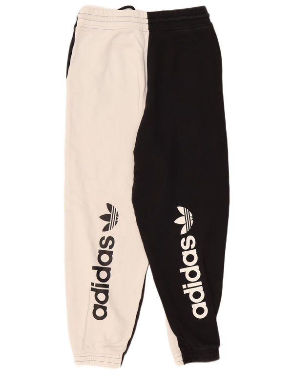 Pantaloni da tuta da donna Adidas Joggers UK 12 Medium Black Colourblock