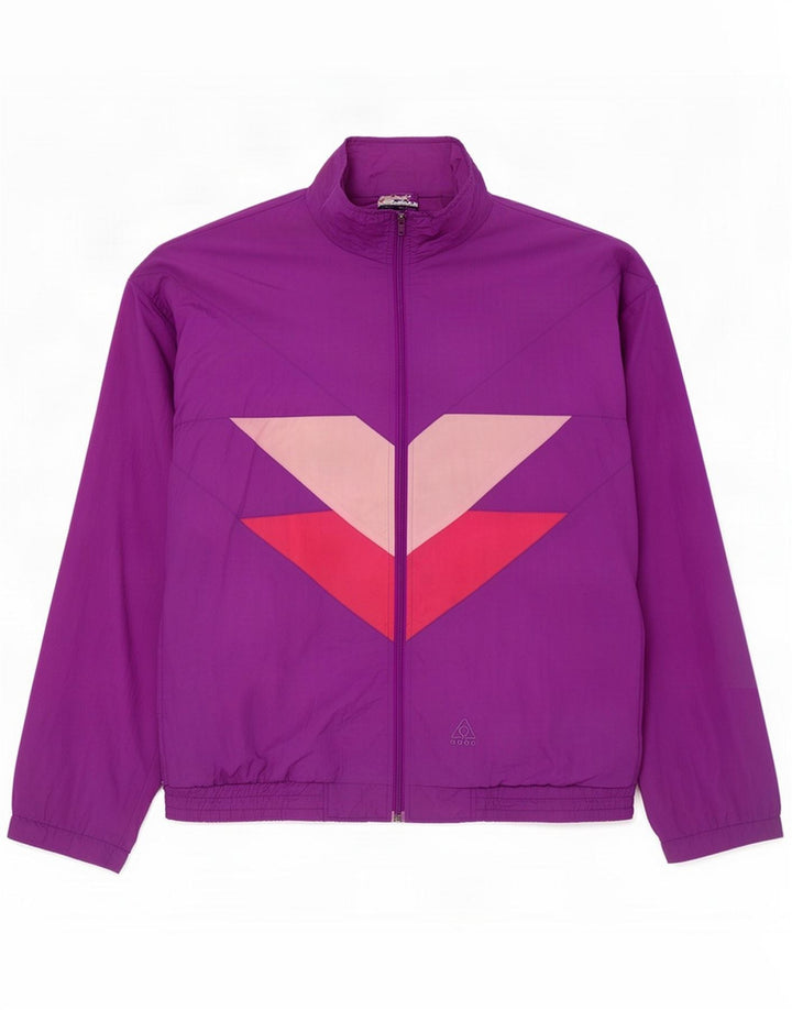Active Giacca da tuta da uomo 2XL Viola Colourblock Poliestere
