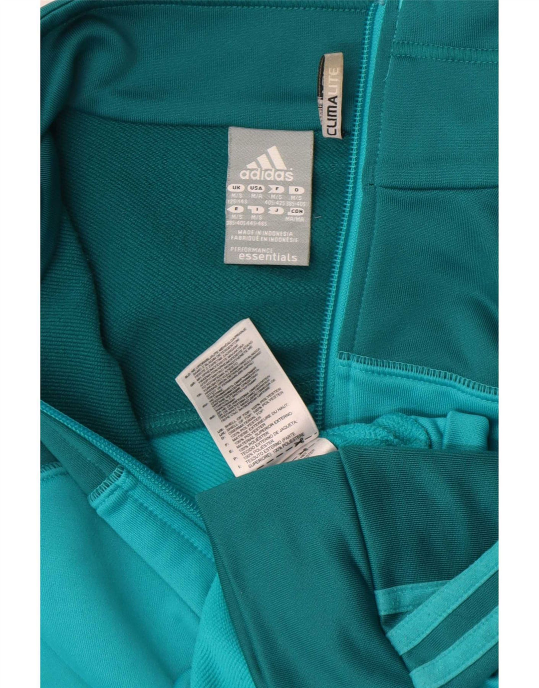 Giacca da ginnastica Adidas Climalite da donna UK 12/14 Verde medio