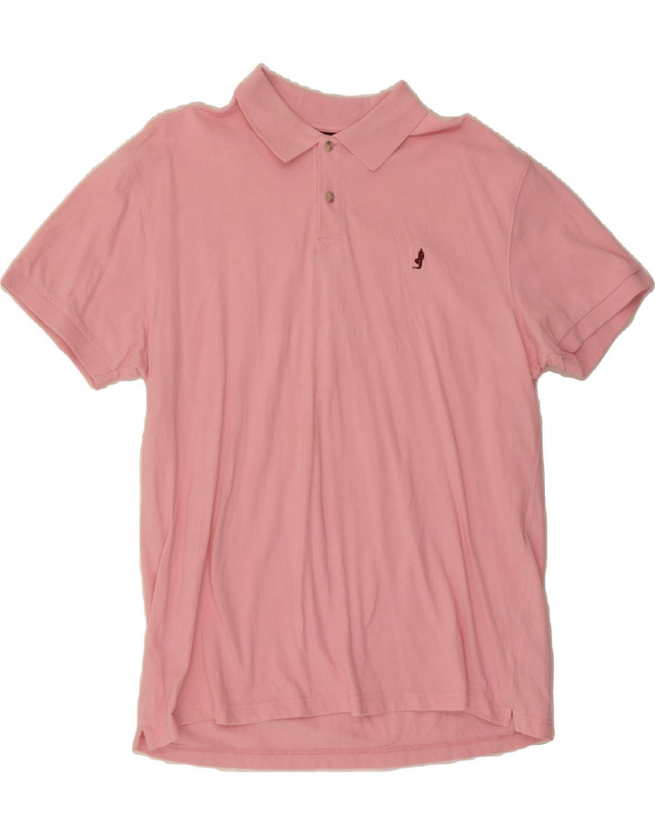 MARLBORO CLASSICS Mens Polo Shirt 3XL Pink Cotton Vintage Marlboro Classics and Second-Hand Marlboro Classics from Messina Hembry 
