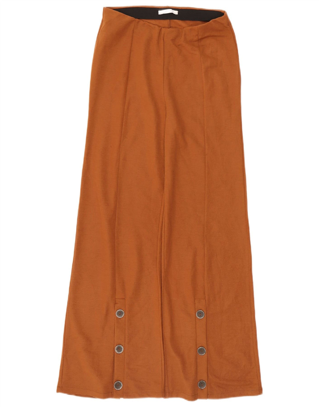 Pantaloni casual a gamba larga da donna Zara medi W28 L30 marroni