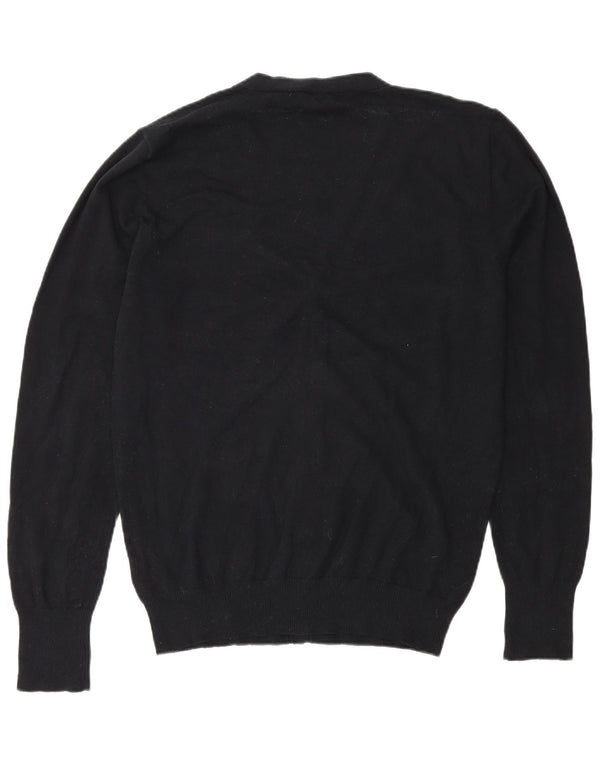 Maglione cardigan da uomo Diesel grande cotone nero