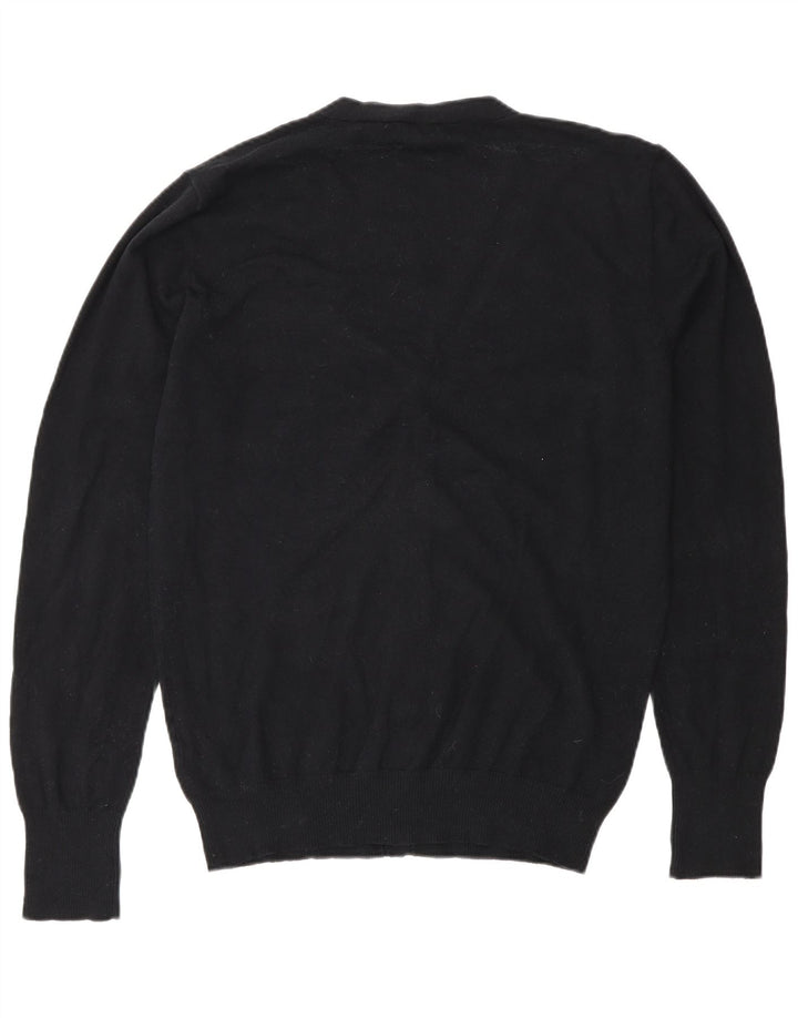 Maglione cardigan da uomo Diesel grande cotone nero