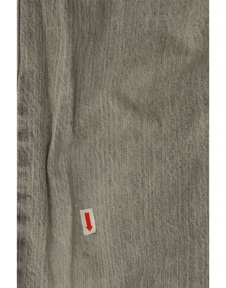Jeans dritti da uomo Marks & Spencer W34 L33 cotone grigio