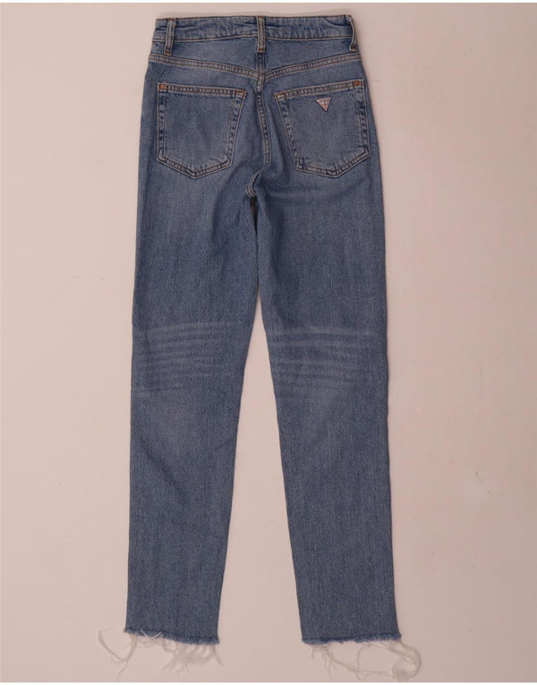 Jeans slim da donna Guess W24 L28 cotone blu
