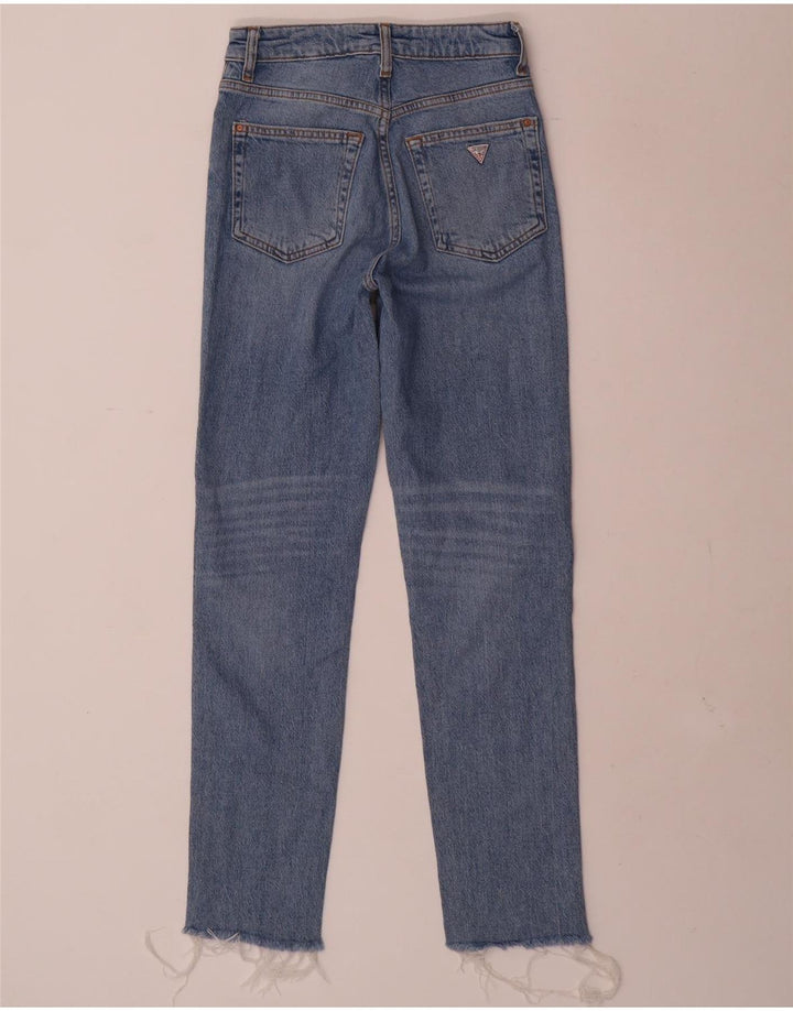 Jeans slim da donna Guess W24 L28 cotone blu