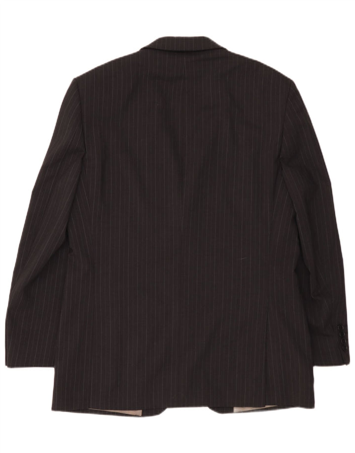 Giacca blazer a 2 bottoni da uomo Marks & Spencer UK 40 gessato grigio medio