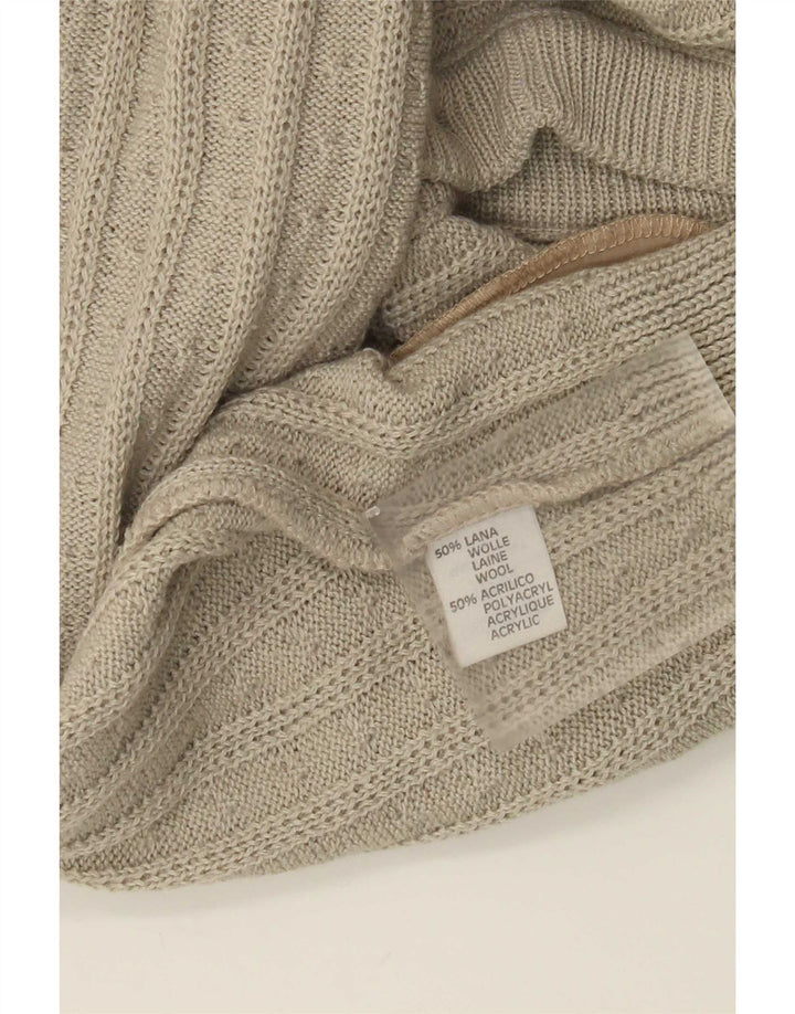 Maglione cardigan da uomo Explorer IT 52 Large Beige Lana