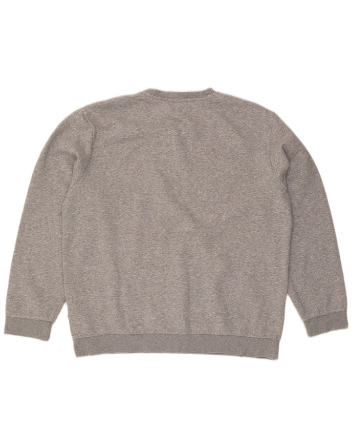 Felpa da uomo Fila Maglione 2XL Cotone chiazzato grigio
