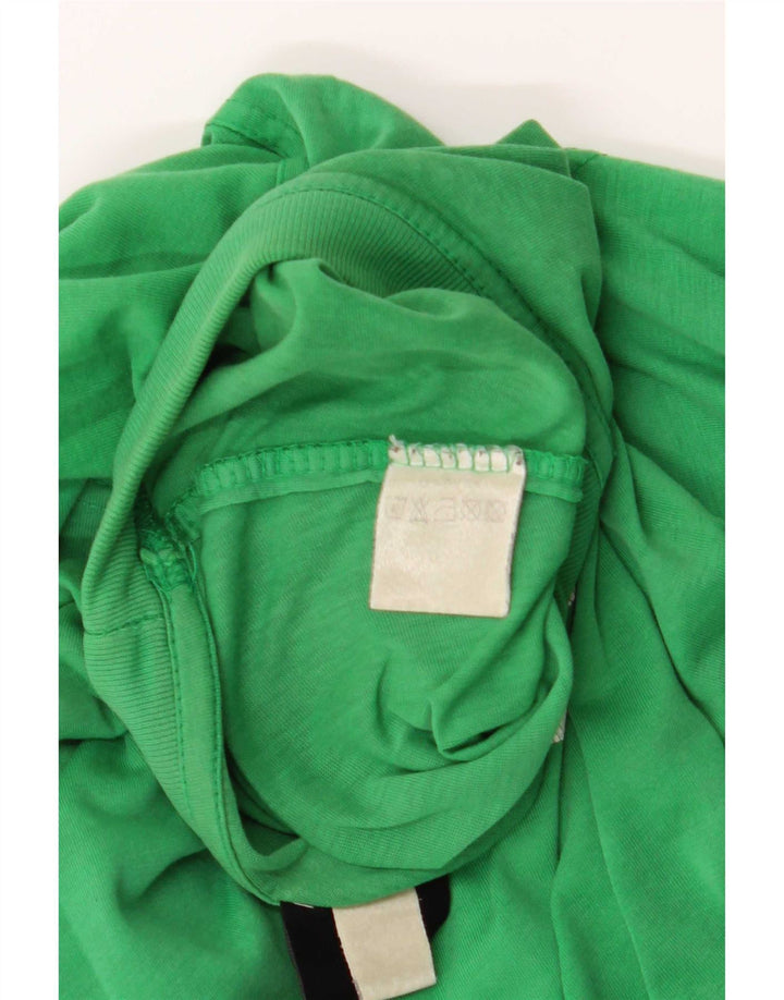 T-shirt grafica da uomo Umbro Top in cotone verde medio