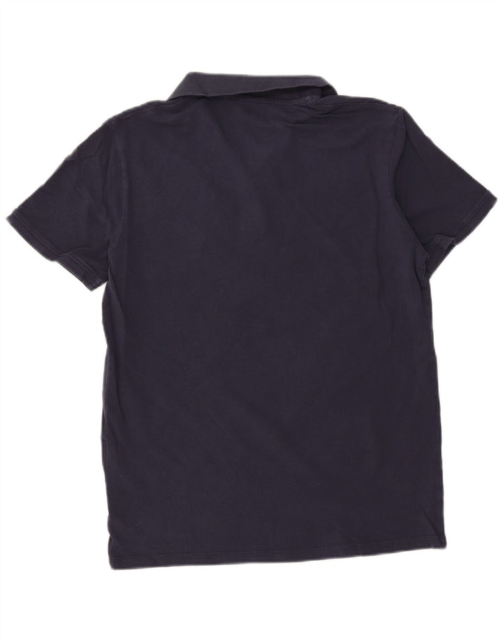 Polo da uomo Jack & Jones grande in cotone blu navy
