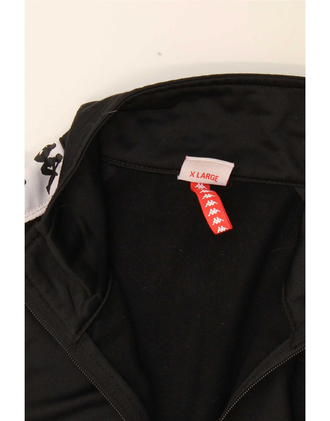 Giacca da ginnastica da uomo con grafica Kappa XL Black Colourblock