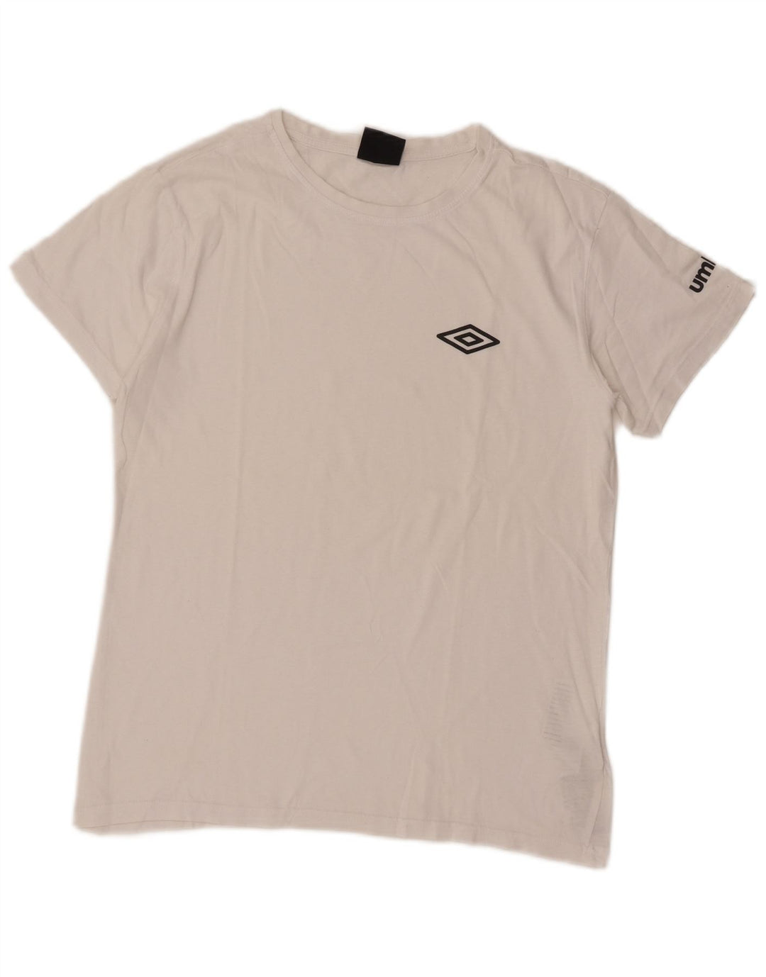 T-shirt da uomo Umbro Top in cotone bianco medio