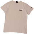T-shirt da uomo Umbro Top in cotone bianco medio