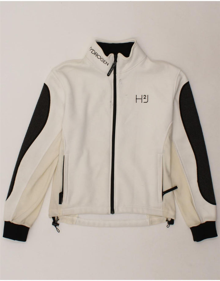 KAPPA Womens Special Edition Tracksuit Top Jacket UK 14 Medium White Vintage Kappa and Second-Hand Kappa from Messina Hembry 