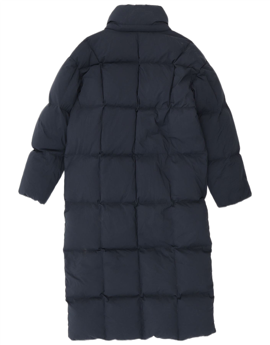 Cappotto imbottito oversize da donna Tommy Hilfiger UK 10 piccolo poliestere blu navy