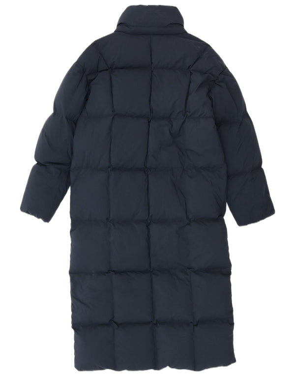 Cappotto imbottito oversize da donna Tommy Hilfiger UK 10 piccolo poliestere blu navy
