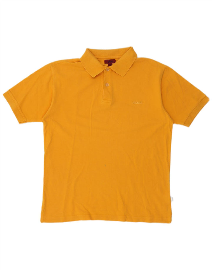 Polo Asics Uomo Cotone Giallo Medio