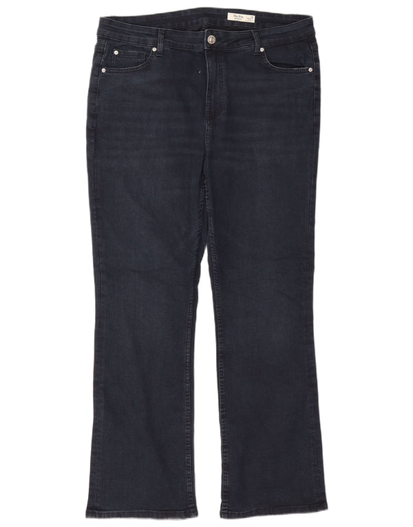 Vintage Womens Eva Regular Bootcut Jeans UK 18 XL W36 L30 Navy Blue