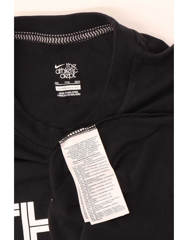 Canotta grafica da uomo Nike 2XL cotone nero
