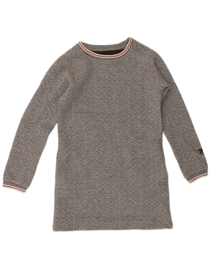 Abito maglione per ragazze Woolrich 9-10 anni Poliestere mélange grigio