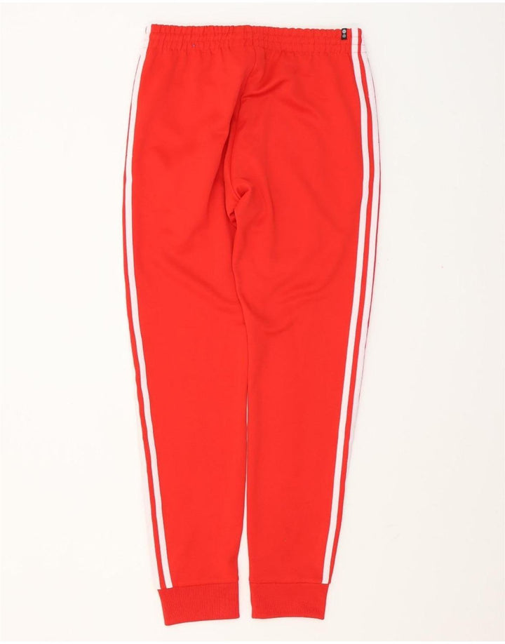 Pantaloni da tuta da uomo Adidas Joggers poliestere rosso medio
