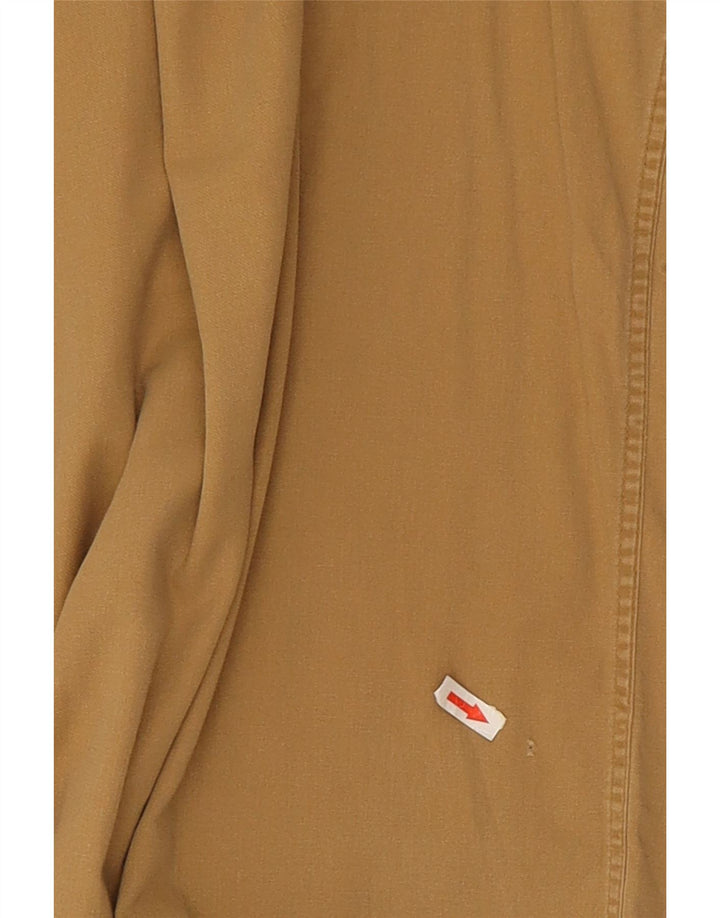 Camicia a maniche corte da uomo Wrangler grande beige
