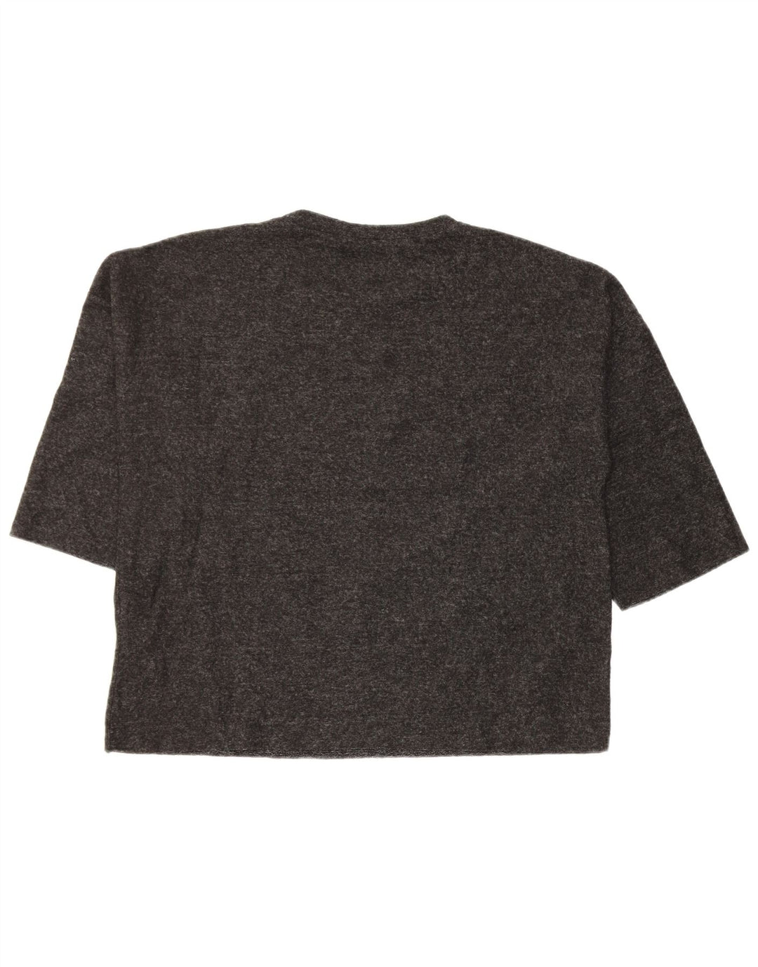 T-shirt ampia da donna Zara UK 14 Poliestere maculato grigio medio