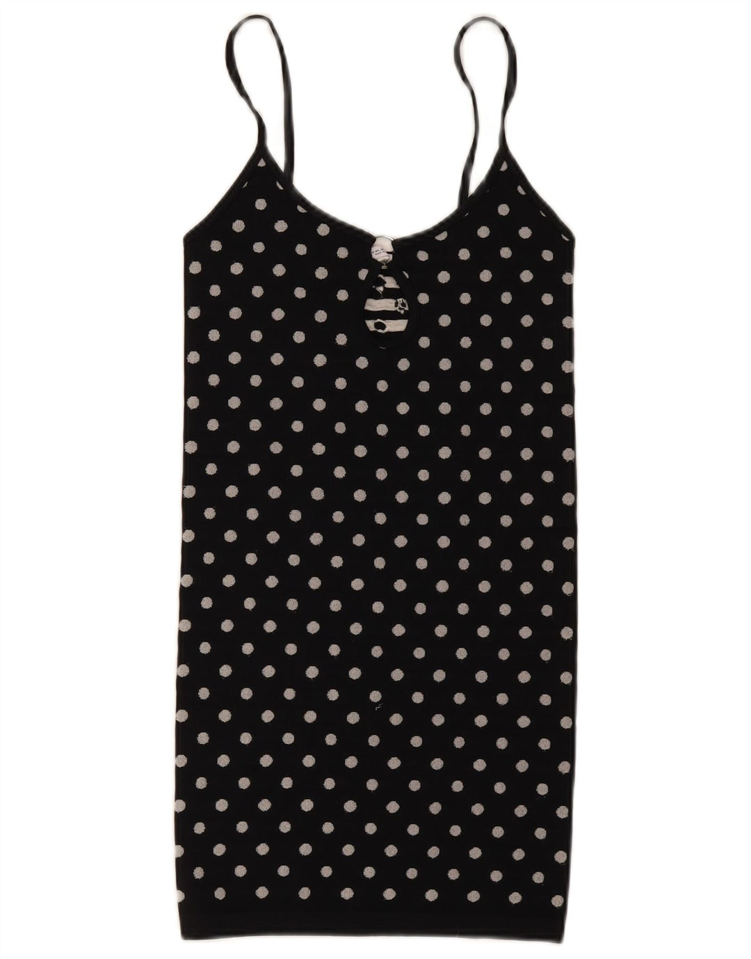 Canotta da donna Zara UK 12 media a pois neri