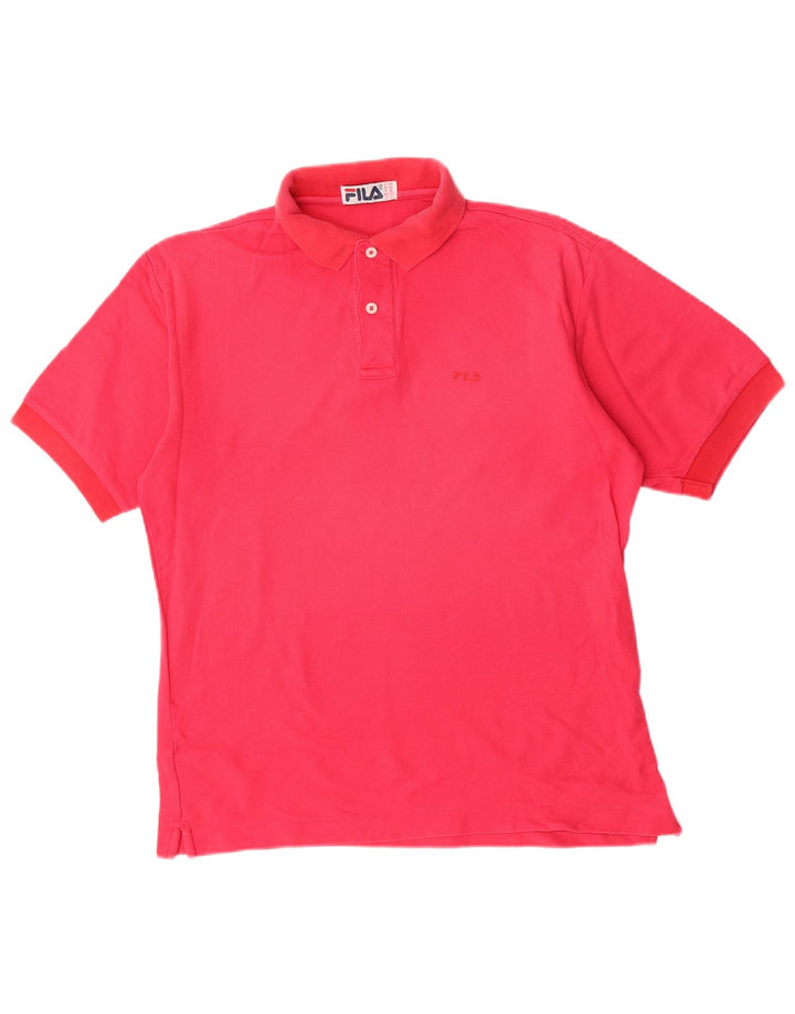 Polo da uomo Fila IT 48 rosa medio