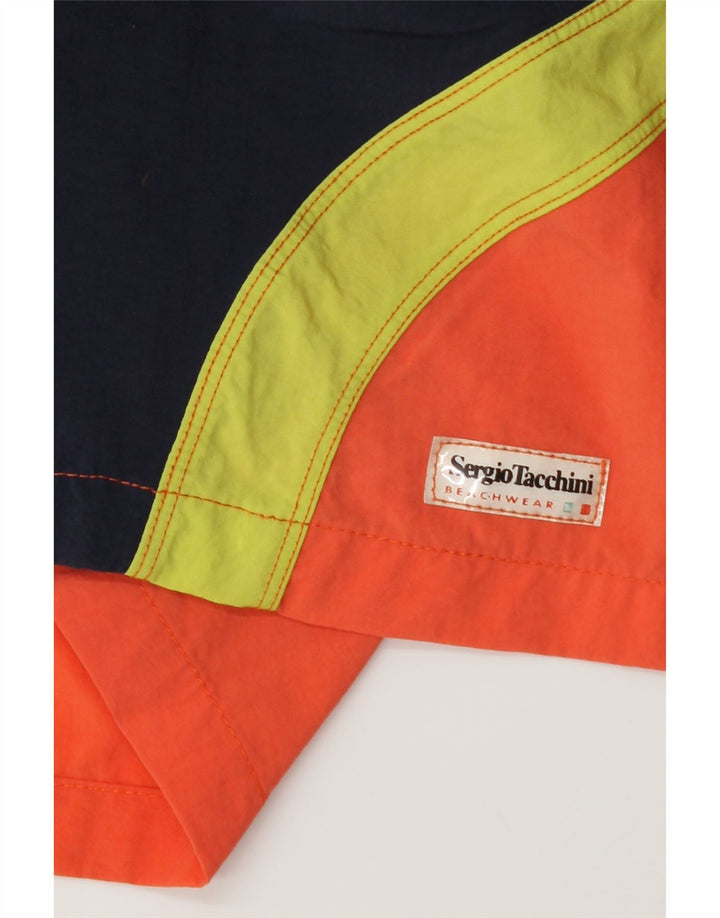 Pantaloncini da bagno da uomo Sergio Tacchini 2XL multicolore Colourblock