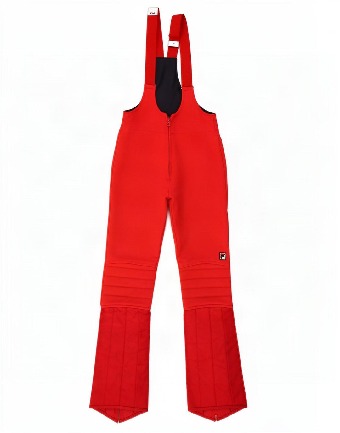Pantaloni da sci Fila da donna, salopette UK 12, colore rosso medio