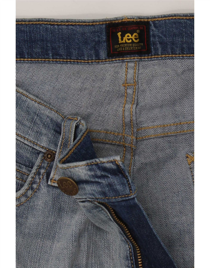 Jeans corti Lee da donna W32 L24 Blu
