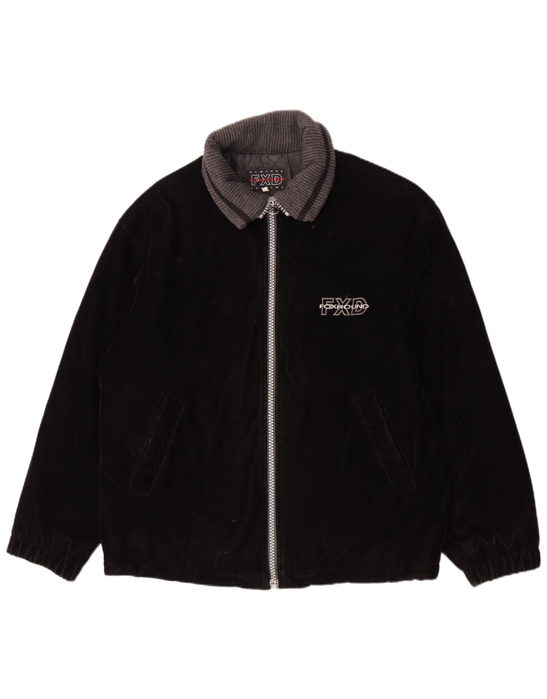 Giacca in velluto a coste da uomo Foxhound UK 38 media nera