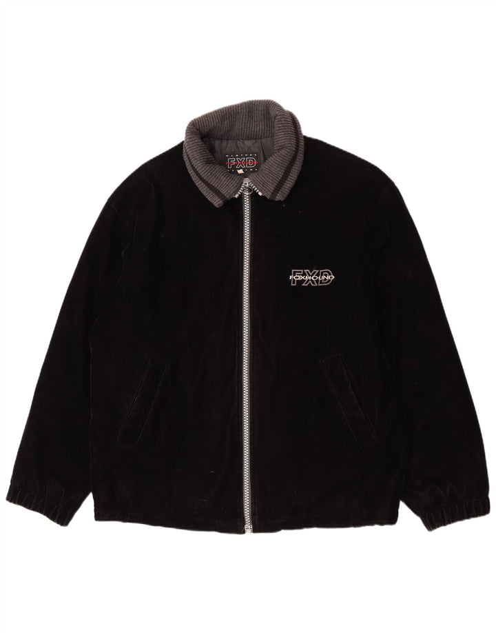 Giacca in velluto a coste da uomo Foxhound UK 38 media nera